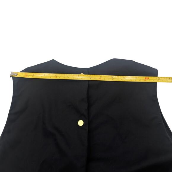 Everlane Women’s Sleeveless Vest Satin Bottom Panel & Gold Snap Buttons Size 4 - Picture 12 of 12